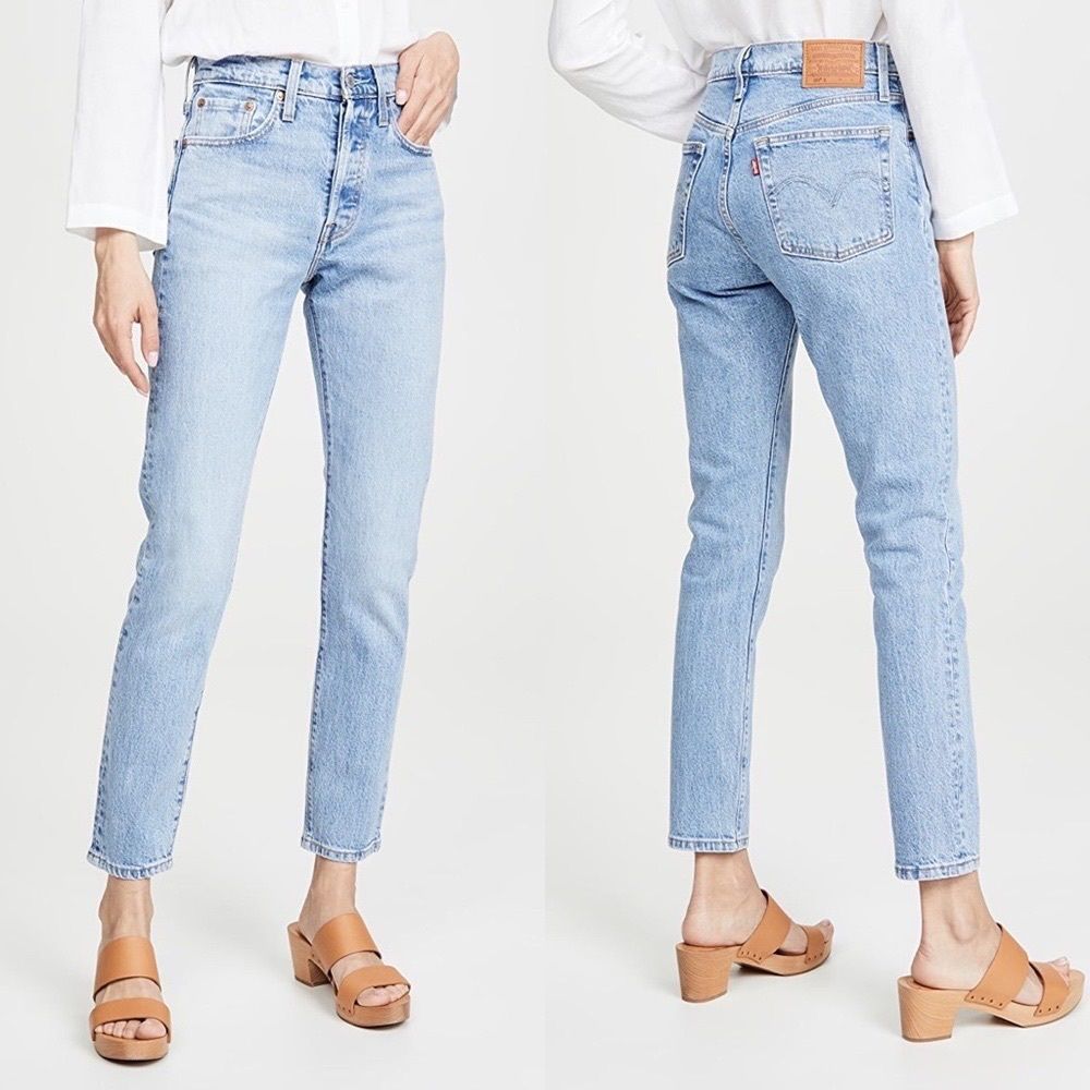 LEVI’S 501 Skinny Jeans Tango Light High Rise Button Fly Size 25